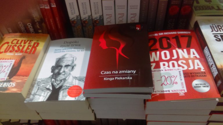 Zapraszamy na spotkanie z Kingą Piekarską w księgarni BOOKSZPAN w Katowicach – 07-01-2017
