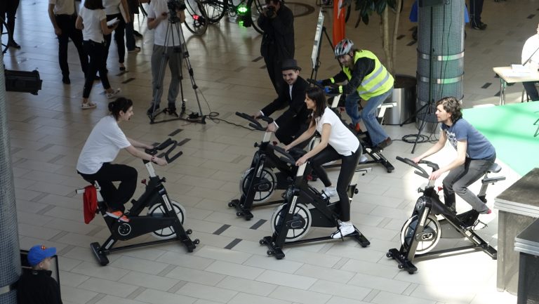 ROWERiada w gliwickim C.H Forum