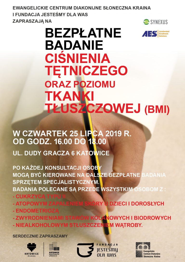 Bezpłatne badania ciśnienia oraz pomiar BMI